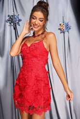 Phyllis Lace Mini Dress